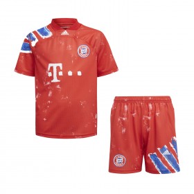 Jalkapallo Pelipaidat FC Bayern München Human Race Lasten Paita 2020-2021 Lyhythihainen